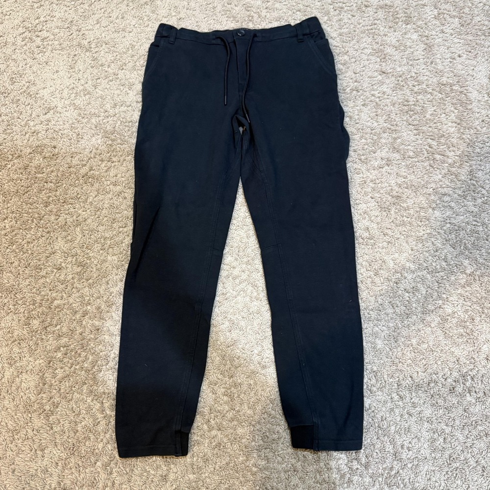 686 Everywhere Collection Pants Mens Medium Black Jogger Sweatpants Elastic
